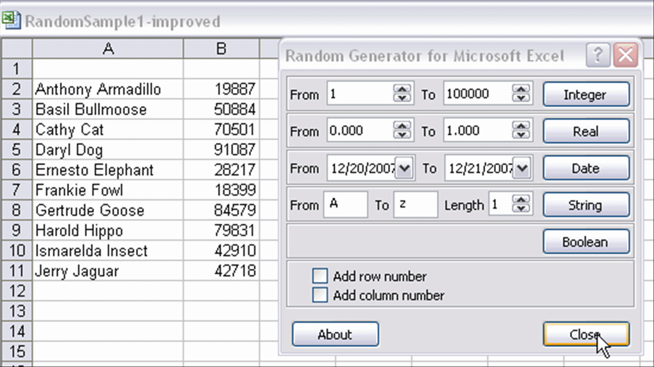 Excel Order Sheet Template